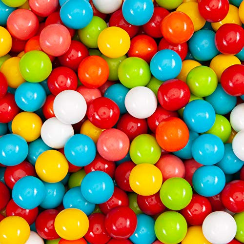 Gumballs for Gumball Machine - Fruit Shake 25 mm 1 Bubble Gum Balls Bulk 2.5 Pound