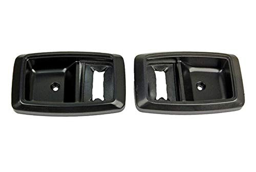 1979-1993 Mustang Black Inside Interior Door Handle Trim Bezels