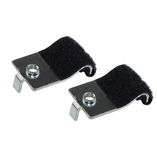 Inline Tube J-4-3 Front Door Window Glass Guide Pair Compatible with 1968-72 GM A-Body Chevelle, Cutlass, GTO, GS