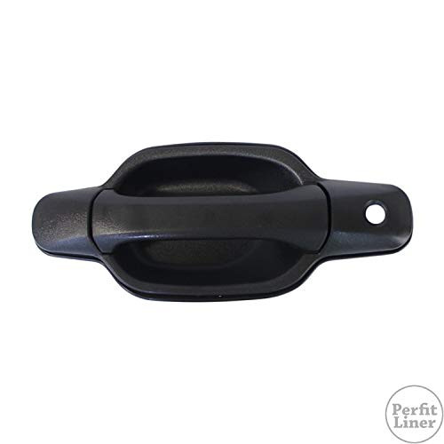 Perfit Liner New Replacement Parts Rear Left Driver Side Black Textured Exterior Outer Door Handle Chevy Colorado Compatible With GMC Canyon Fits 97319316