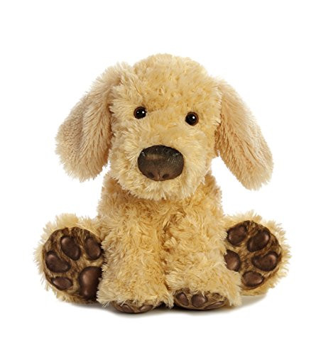 Aurora World Big Paws Golden Lab Plush Dog, Light Brown, Medium