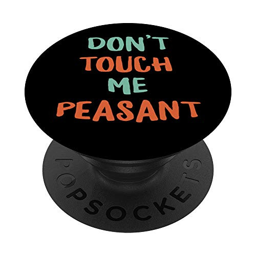 Funny Don't Touch Me Peasant Orange Green Design Gift