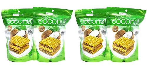Tropical Fields Crispy Coconut Rolls Pack Of 2 -set of 2 Tropical Fields Crispy Coconut Rolls Pack Of 2 -set of 2