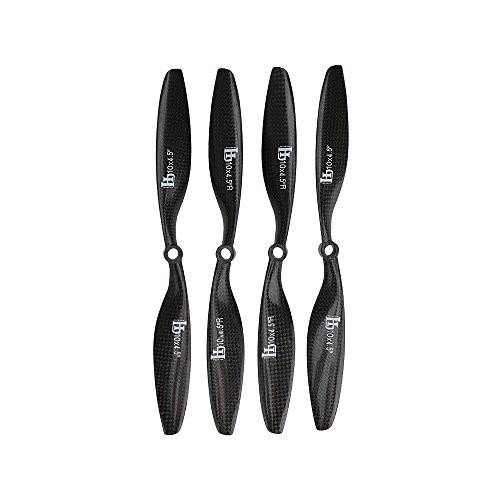 Festnight 2 Pairs 10 Inch Carbon Fiber CW CCW Replacement Propellers Prop for F450 F500 F550 RC QuadCopter MultiCopter