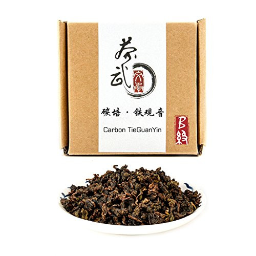 Cha Wu-B Carbon Tieguanyin Oolong Tea Loose Leaf,3.5oz/100g,Heavy Roasting TieKuanYin Black WuLong Tea,AnXi,Fujian,Chinese Wu Long Cha Cha Wu-B Carbon Tieguanyin Oolong Tea Loose Leaf,3.5oz/100g,Heavy Roasting TieKuanYin Black WuLong Tea,AnXi,Fujian,Chinese Wu Long Cha