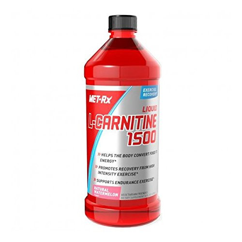 MET-Rx Liquid L-Carnitine 1500, Natural Watermelon Flavor, 16 oz.