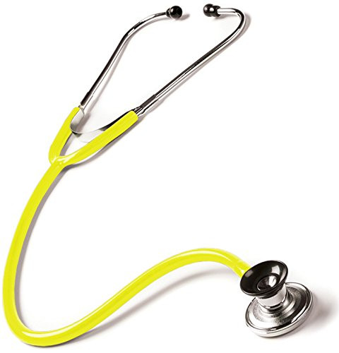 Prestige Medical Spraguelite Stethoscope, Neon Yellow, 4.8 Ounce
