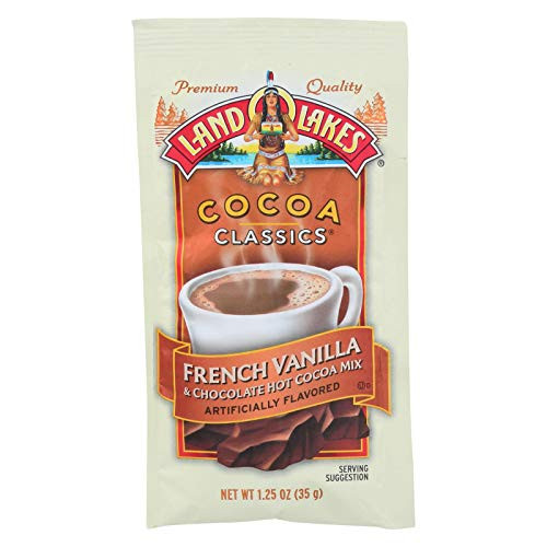 Land O Lakes Cocoa Classic Mix - French Vanilla and Chocolate - 1.25 oz - Case of 12 - Kosher