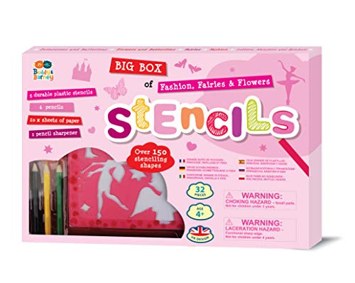 Buddy  and  Barney BA022 Fashion and Fairies Stencils Big Box