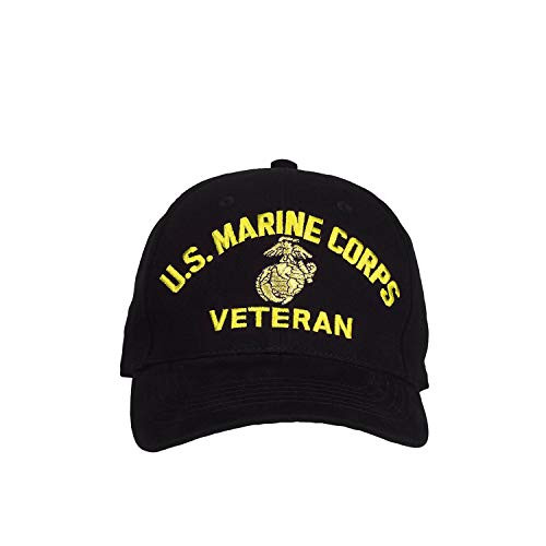 Rothco U.S. Marine Corps Veteran Hat Black Rothco U.S. Marine Corps Veteran Hat Black