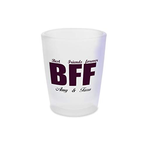 Personalized Custom Friend Best Friends Forever Bff Ceramic Shot Glass Cup