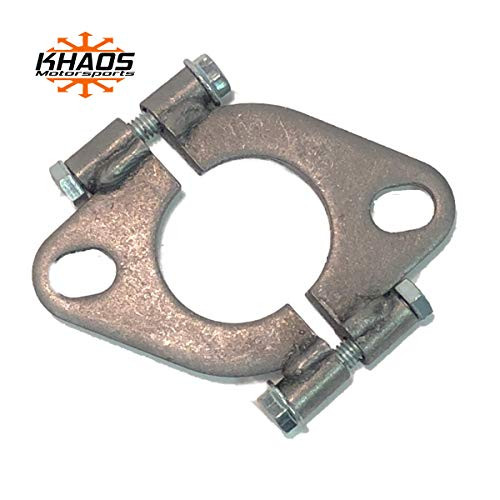 1 3/4inch  1.75 inch Exhaust Flange Flat Oval Split Repair Replacement Khaos Motorsports