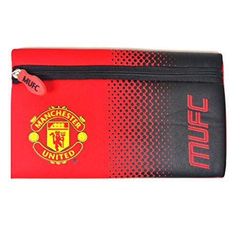 Manchester United Official Fade Flat Pencil Case