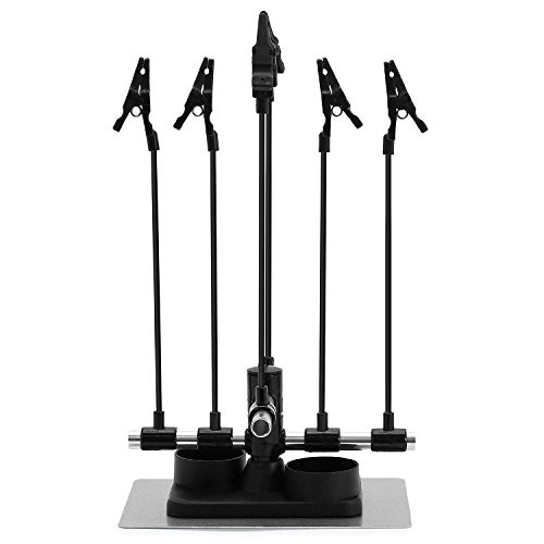 EBEST Airbrush Hobby Model Part Holder - Six Alligator Clip Stand