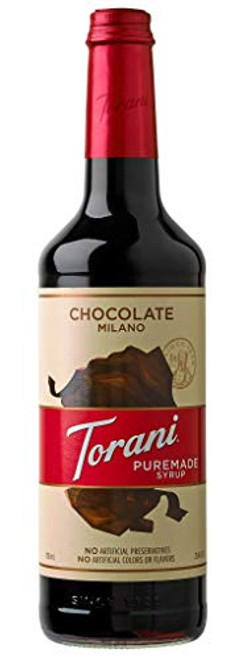 Torani Puremade Syrup, Chocolate Milano Flavor, Glass Bottle, Natural Flavors, 25.4 Fl. Oz., 750 mL Torani Puremade Syrup, Chocolate Milano Flavor, Glass Bottle, Natural Flavors, 25.4 Fl. Oz., 750 mL