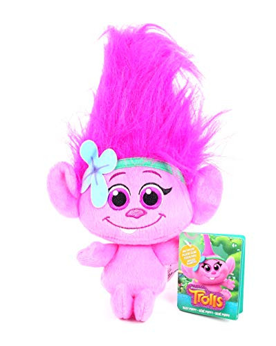 Trolls DreamWorks Plush Toys,Soft Toys,4 Different Characters AvailableOfficial Licensed Baby Poppy 27cm/10.7inch Inch
