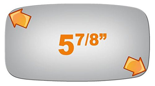 Burco 2484 Driver Side Power Replacement Mirror Glass for 1985-1987 FORD ESCORT, 1986-1988 EXP, 1987-1993 MUSTANG, 1985-1987 MERCURY LYNX