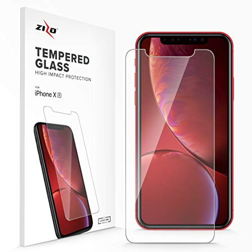 Zizo Glass Compatible with iPhone XR Tempered Glass Screen Protector Anti Scratch 9H Hardness Clear Zizo Glass Compatible with iPhone XR Tempered Glass Screen Protector Anti Scratch 9H Hardness Clear