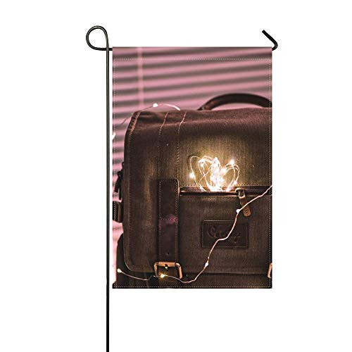 DongGan Garden Flag Backpack Garland Light 12x18 InchesWithout Flagpole