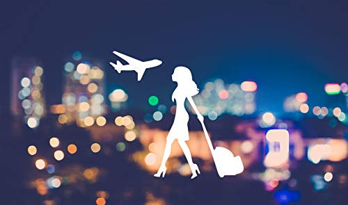 EricauBird Decal-Custom Decal Flight Attendant Decal Flight Attendant Decal for Car Laptop Tumbler Flight Attendant with Pet Decal Removable Vinyl Sticker, 6inch