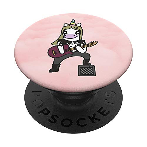 Death Metal Unicorn Phone Grip Gifts Heavy Metal PopSockets Grip and Stand for Phones and Tablets