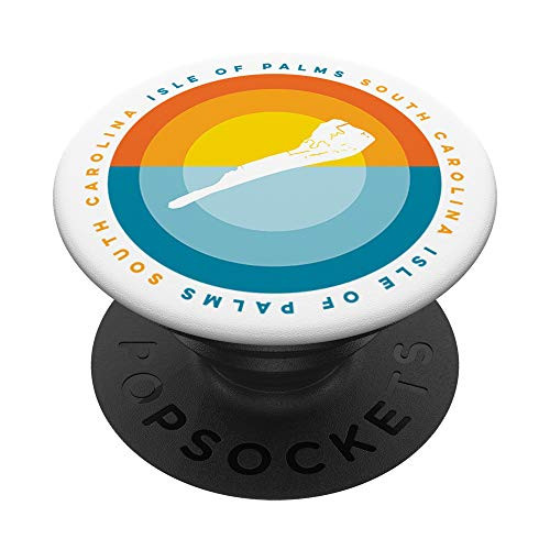 Isle Of Palms South Carolina Sunset PopSockets Grip and Stand for Phones and Tablets