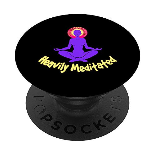 Heavy Zen Zen meditated spiritual meditation Buddha IV PopSockets Grip and Stand for Phones and Tablets