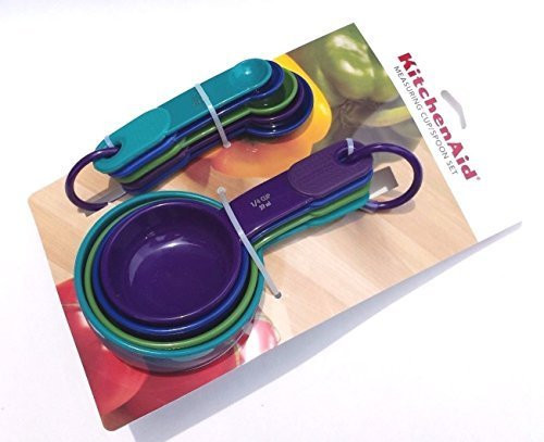KitchenAid Measuring Cups and Spoons Set, Multi Colored