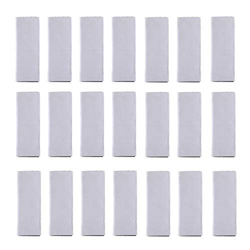 EXCEART 100pcs Self Adhesive Hook Loop Strips Sticky Back Fasteners Heavy Duty Mounting Tape Double-Sided Fasten Interlocking Tape Professional Grade Adhesive Tape Fasteners for Home School Office