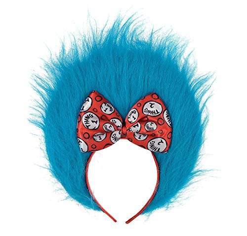 Costumes USA Dr. Seuss Thing 1 and Thing 2 Hair Headband for Kids, Halloween Costume Accessories, One Size