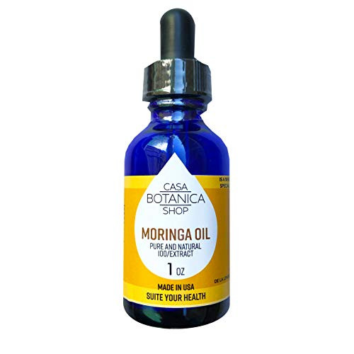 Moringa Oil for Face, Hair, Body - Cold Pressed Moringa Oleifera 100 percent Pure 1oz glass Bottle Moringa Oil for Face, Hair, Body - Cold Pressed Moringa Oleifera 100 percent Pure 1oz glass Bottle