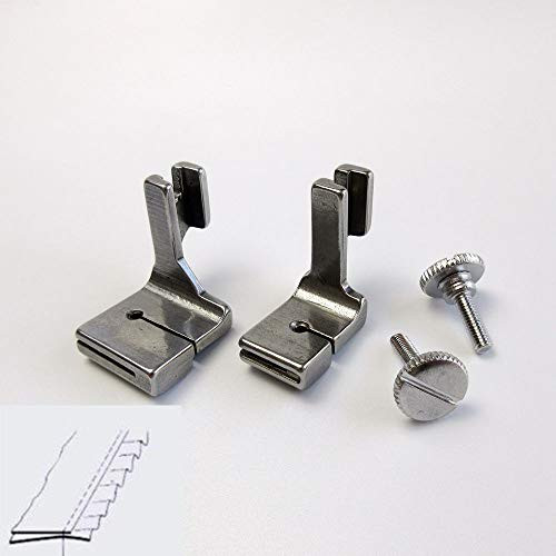 evernice Wide  and  Regular Tape Edge Shirring Foot for High Shank Industrial Sewing Machine