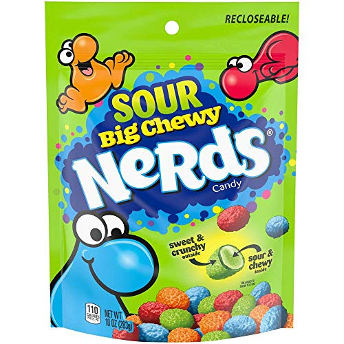 Nerds Sour Big Chewy Candy, 10 Ounce, Pack of 1, 1 Pack Nerds Sour Big Chewy Candy, 10 Ounce, Pack of 1, 1 Pack