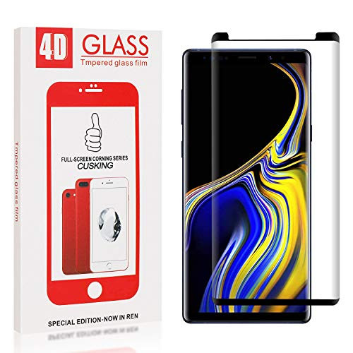 CUSKING Screen Protector for Galaxy Note 9, 9H Hardness Screen Protector for Samsung Galaxy Note 9, Tempered Glass, Bubble Free, 99.99 percent Clarity, 4 Pack CUSKING Screen Protector for Galaxy Note 9, 9H Hardness Screen Protector for Samsung Galaxy Note 9, Tempered Glass, Bubble Free, 99.99 percent Clarity, 4 Pack