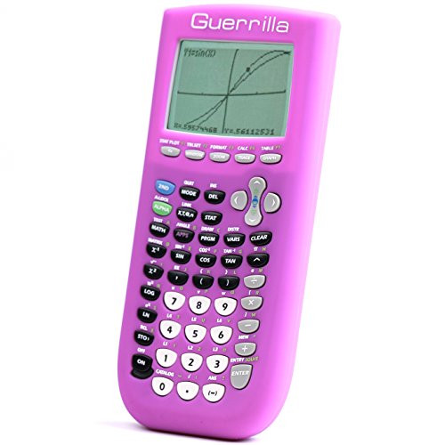 Guerrilla Silicone Case for Texas Instruments TI-84 Plus Graphing Calculator, Purple