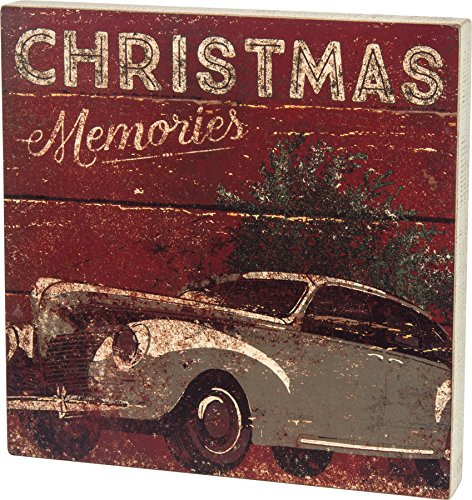 Primitives By Kathy Box Sign - Christmas Memories