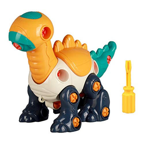 JENPECH Kids Cartoon Dinosaur DIY Take Part Engineering Vehicle Assembled Car Toy - A Fun Game Developed by Educators Cognition Preschool Learning  and  Educational Toy for Kids Age 2plus  C
