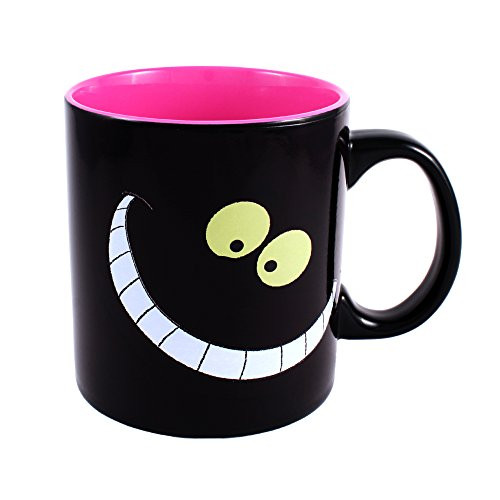 Silver Buffalo AW5534HB Disney Alice in Wonderland Cheshire Cat Heat Reveal Ceramic Mug, 20 oz, Multicolor