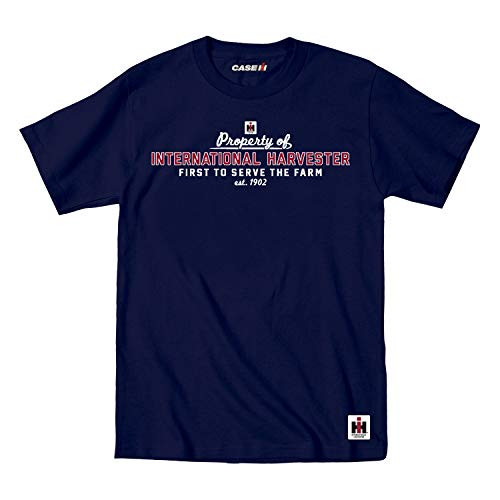 Property of IH - CASE IH International Harvester - Men's Short Sleeve Graphic T-Shirt Navy Property of IH - CASE IH International Harvester - Men's Short Sleeve Graphic T-Shirt Navy