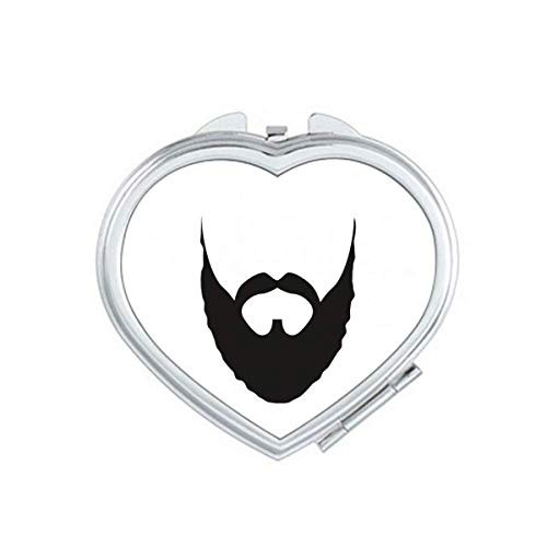 Part Beard Man Expression Mirror Travel Magnification Portable Handheld Pocket Makeup Part Beard Man Expression Mirror Travel Magnification Portable Handheld Pocket Makeup