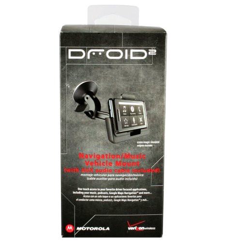 OEM Motorola Droid A855 / Droid 2 A955 Car Mount Black