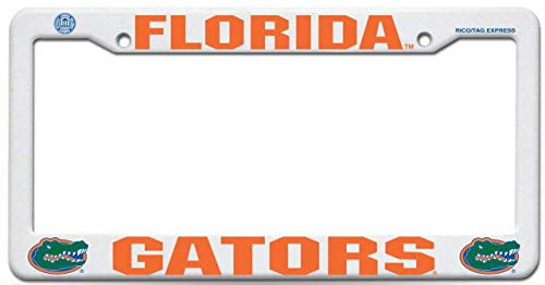 Florida Gators NCAA Plastic Raised Letters License Plate Frame