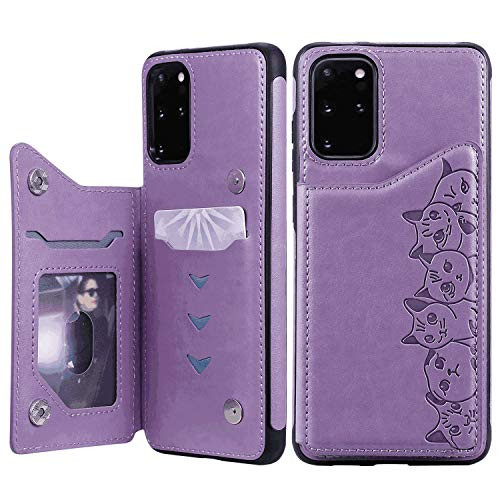 PU Leather Flip Cover Compatible with iPhone XR, Blue Card Holders Kickstand Extra-Shockproof Wallet Case for iPhone XR