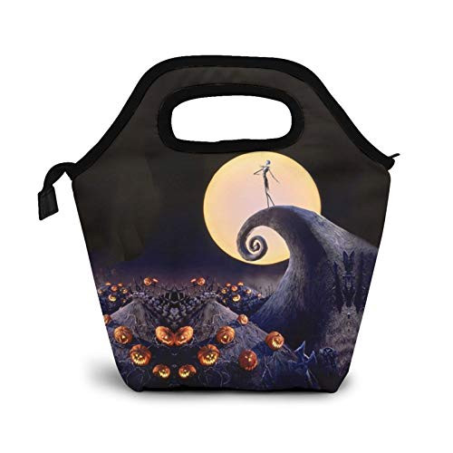 The Nightmare Before Christmas Lunch Bag Insulated Lunch Box Reusable Tote Bag for Women Men Work Picnic or Travel