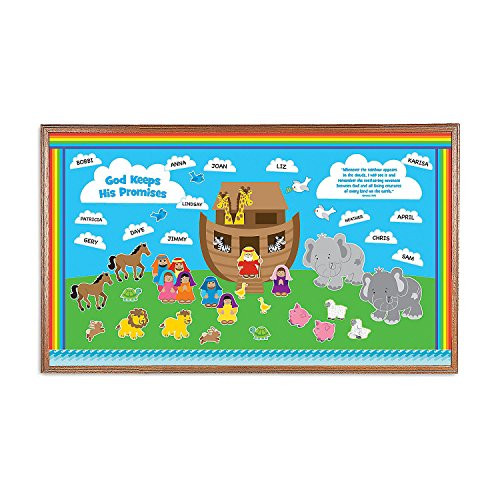 Fun Express Noah's Ark Bulletin Board Set 91 Pieces Sunday School Decor and Classroom Supplies Fun Express Noah's Ark Bulletin Board Set 91 Pieces Sunday School Decor and Classroom Supplies