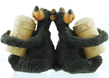 Willie Bear Salt & Pepper Shaker Set (Includes 2 Shakers), 7.5-inch