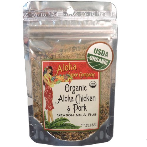 Aloha Spice Company Organic Aloha Chicken  and  Pork Seasoning  and  Rub