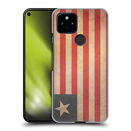 Head Case Designs Liberia Liberian Vintage Flags Set 4 Hard Back Case Compatible with Google Pixel 5