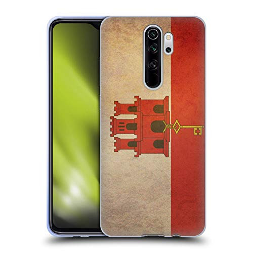 Head Case Designs Gibraltar Gibraltarian Vintage Flags Set 6 Soft Gel Case Compatible with Xiaomi Redmi Note 8 Pro