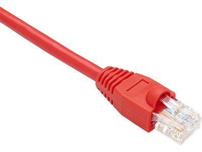 Unirise USA LLC Cat6 Shielded Gigabit Ethernet Patch Cable Utp Red Snagless 3ft